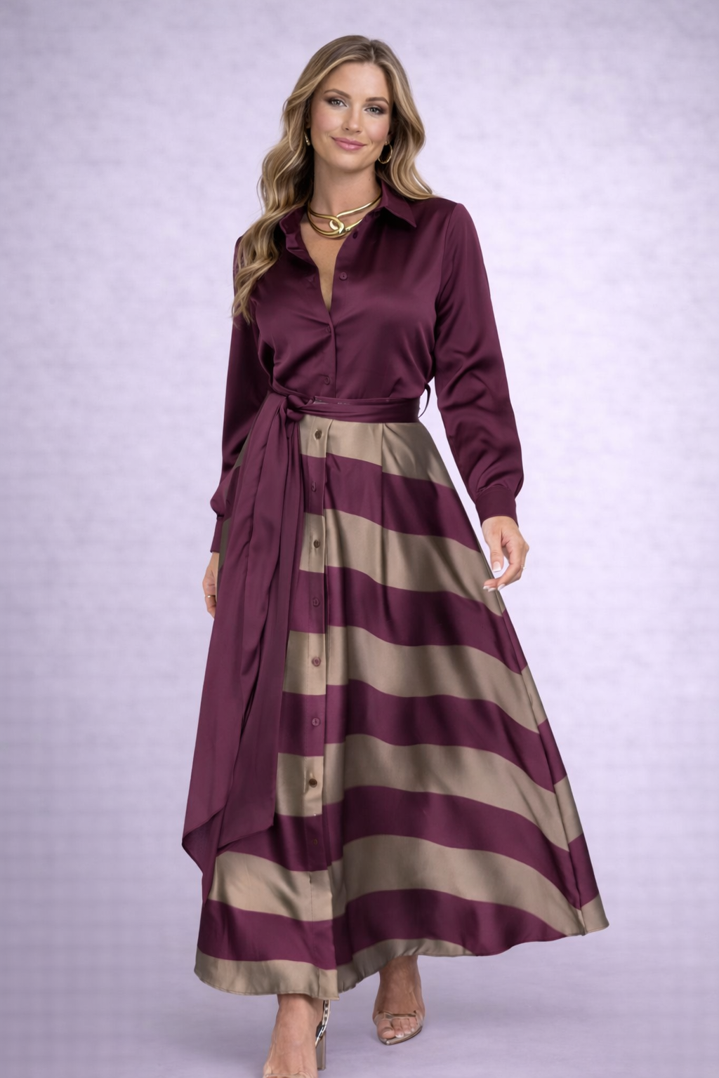 Rioja Midi Elegante | Vestido