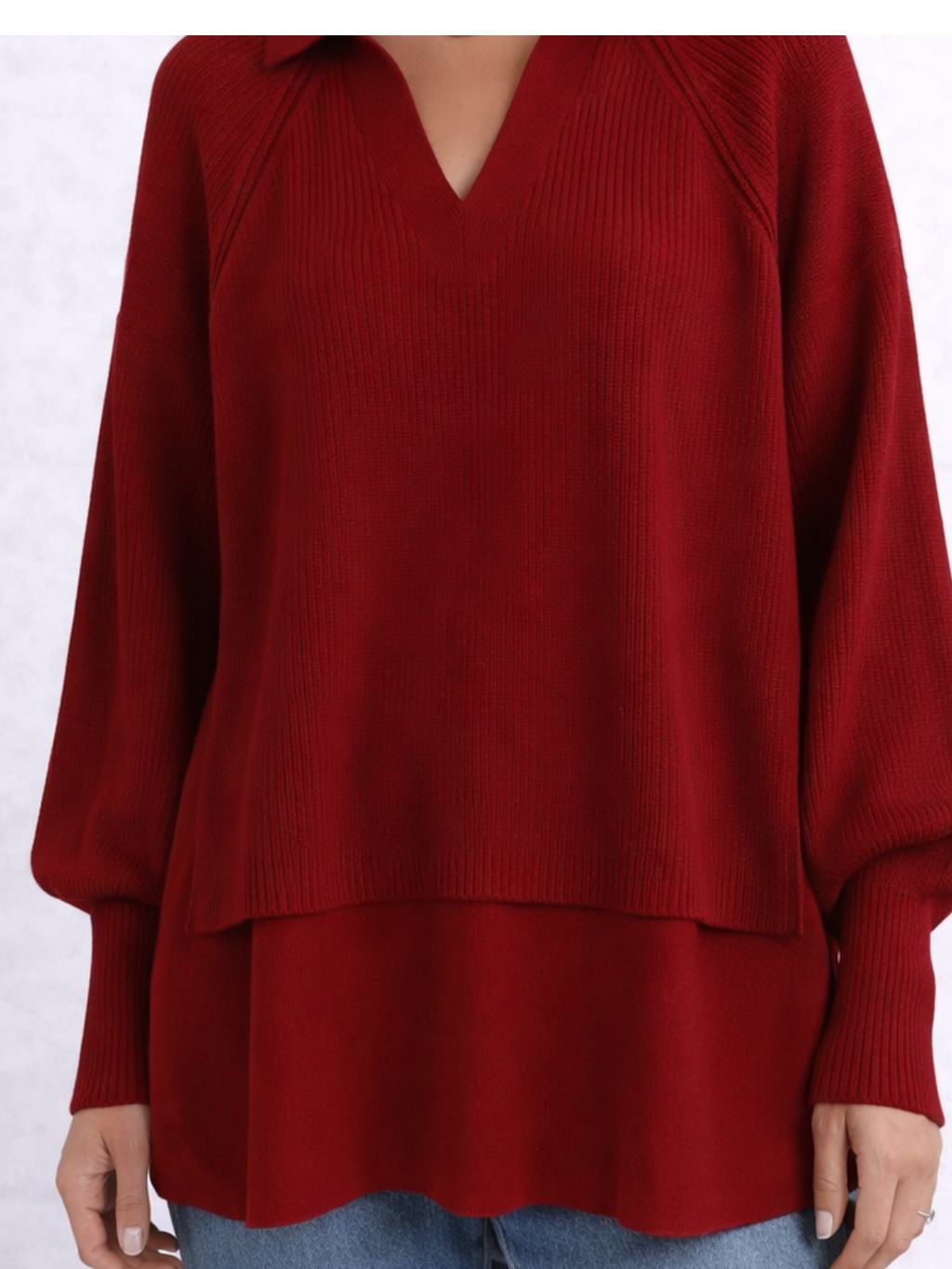 Lina Knit Layered | Jersey