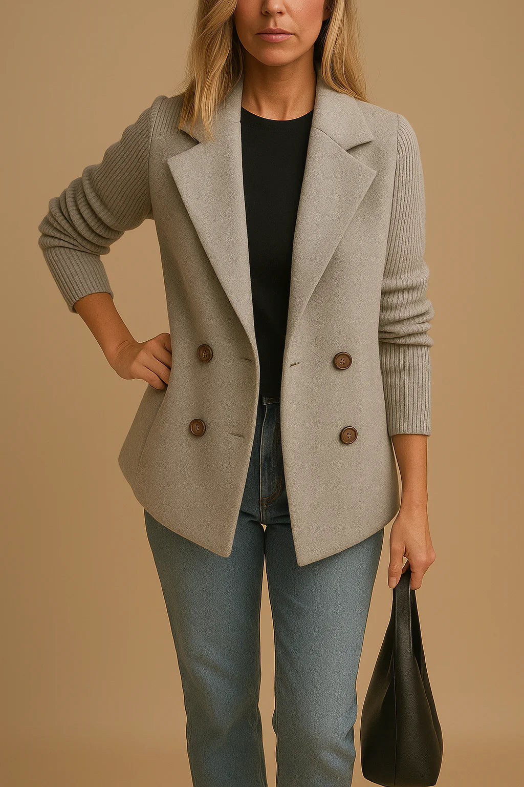 Nara Knit - Blazer sueter elegante