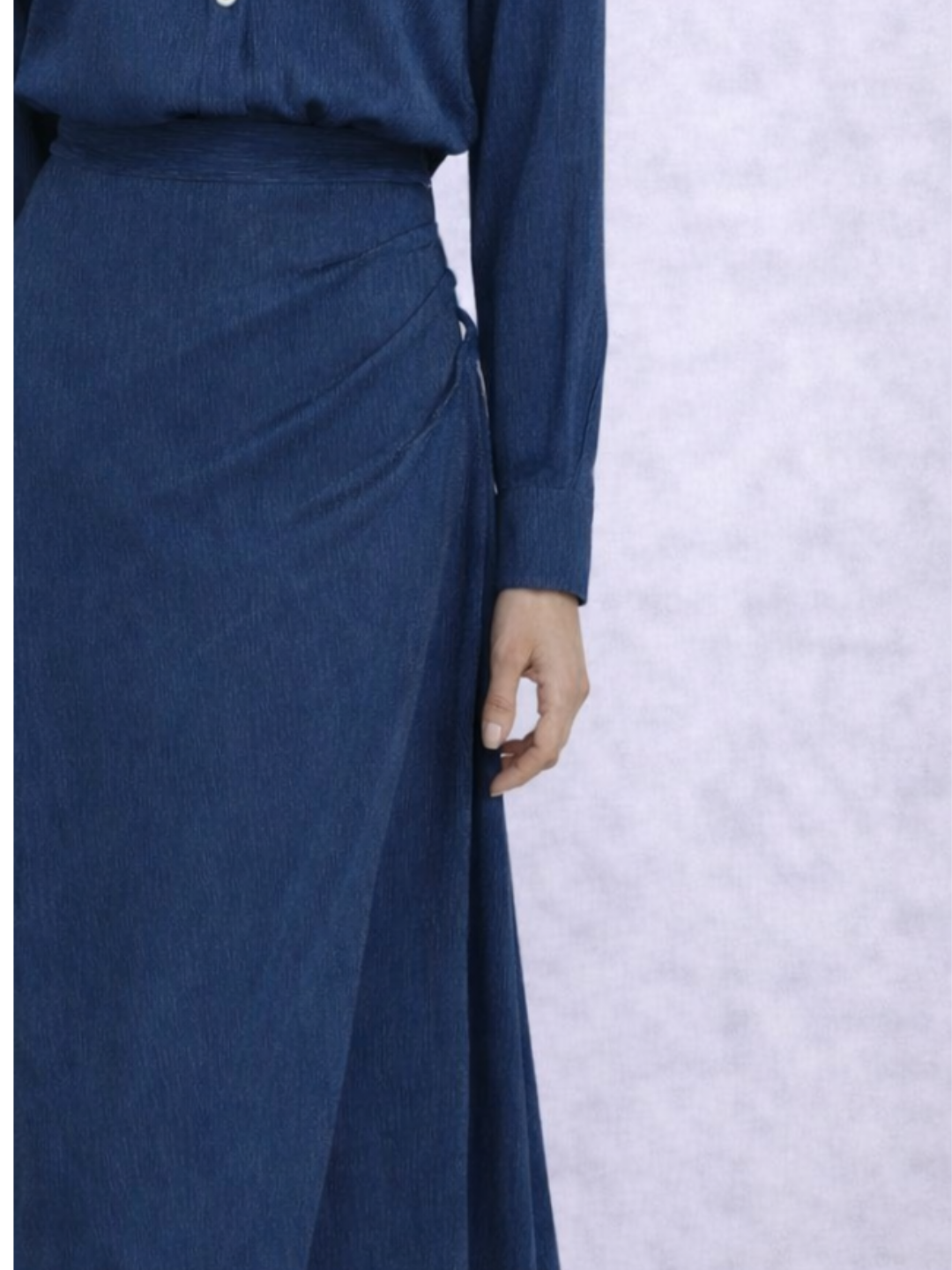 Camisa y Falda Cielo Maxi | Traje Completo