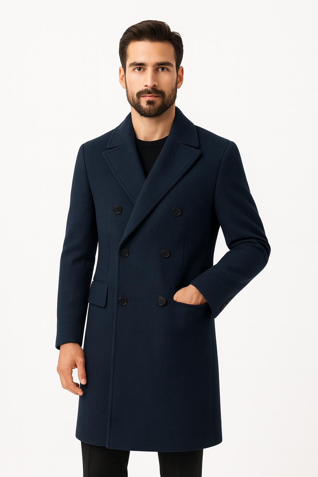 Guillaume: exceptional wool long winter coat