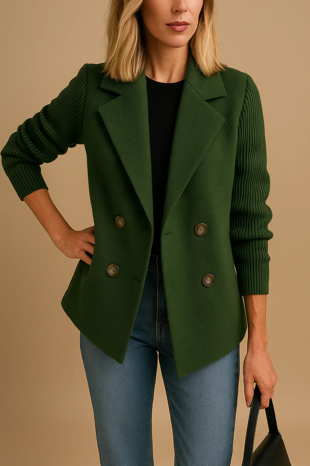 Nara Knit - Blazer sueter elegante