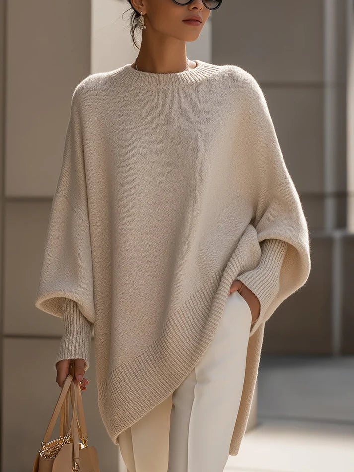 ELENA Cozy Poncho Sweater
