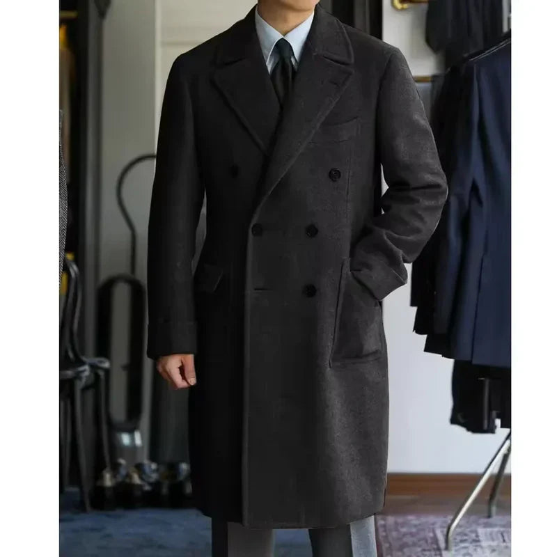 Guillaume: abrigo largo de invierno de lana excepcional
