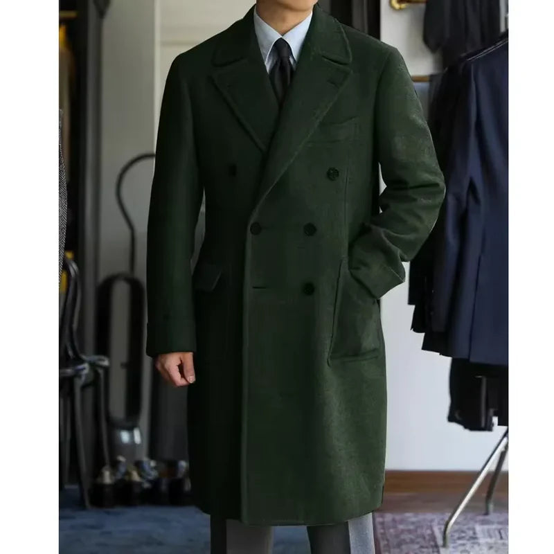 Guillaume: abrigo largo de invierno de lana excepcional