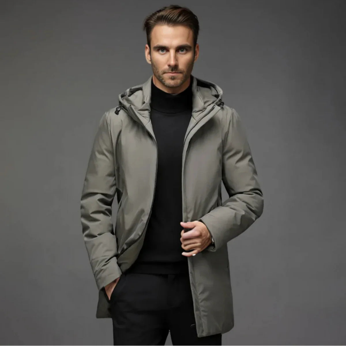 Ethan - Parka acolchada con capucha