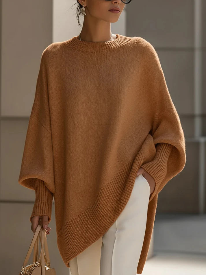 ELENA Cozy Poncho Sweater
