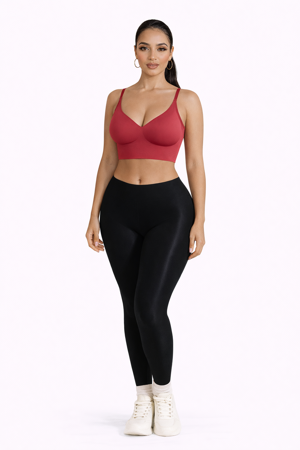 Sujetador sin aros que ofrece soporte cómodo y ligero durante todo el día.
Invisible bajo la ropa, suave al tacto y diseñado para una sujeción natural.