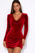 Serena | Vestido velvet Flow