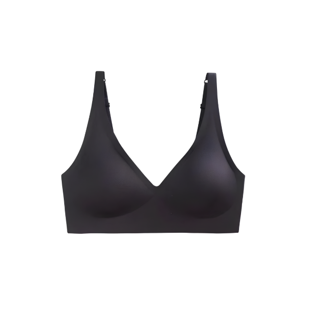 Sujetador sin aros que ofrece soporte cómodo y ligero durante todo el día.
Invisible bajo la ropa, suave al tacto y diseñado para una sujeción natural.