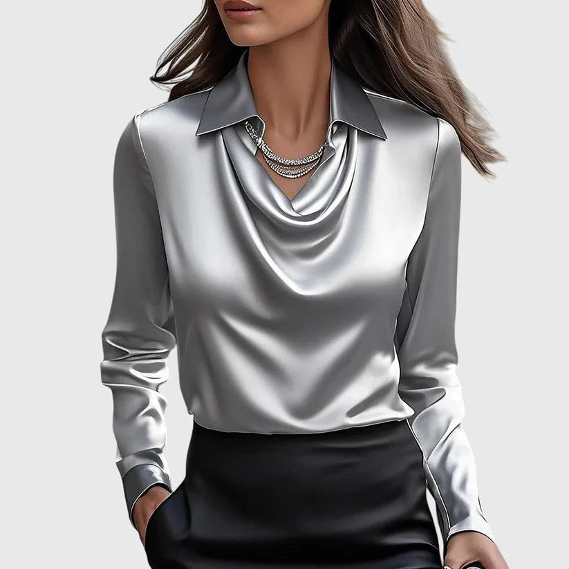 Luna Satin Blouse