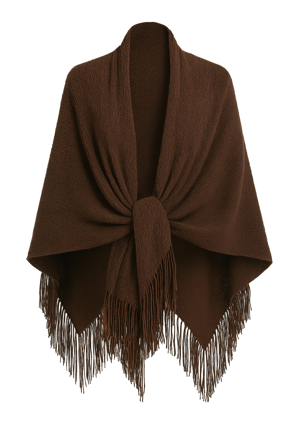 Mocha Embrace Poncho