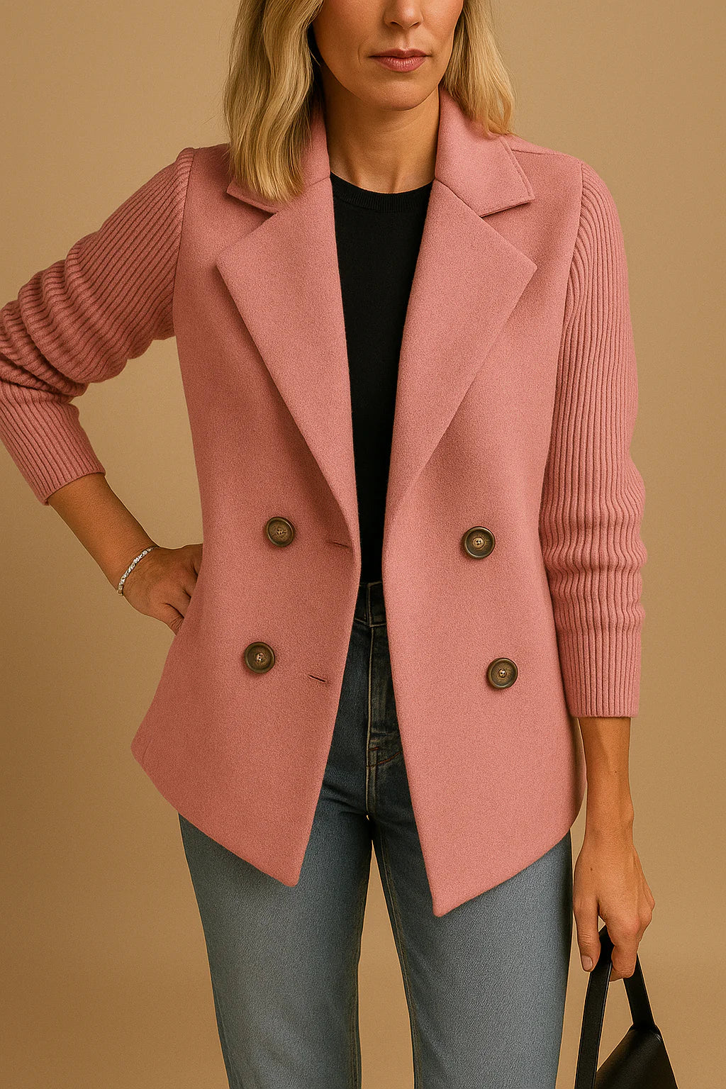 Nara Knit - Blazer sueter elegante